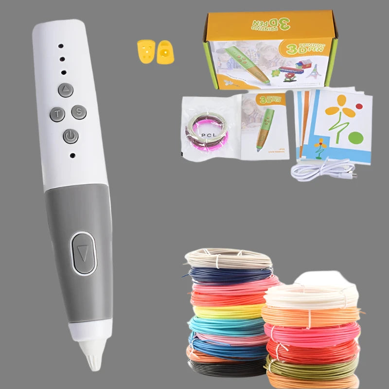 Creatieve 3D Pennenset voor Kinderen | Perfect Cadeau voor Verjaardagen & Kerstmis  - CadPen
