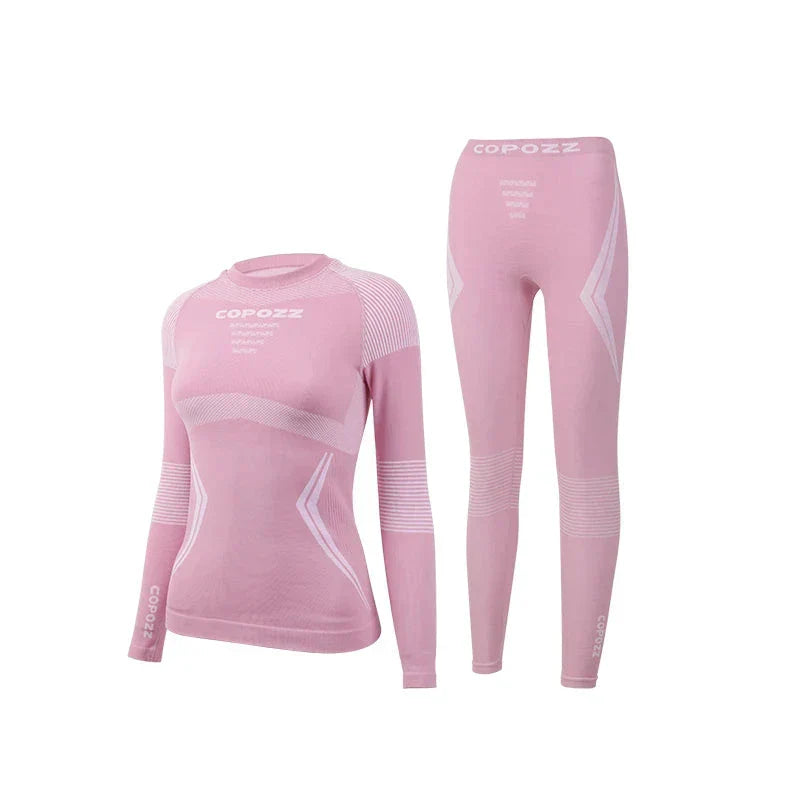 Sneldrogend Ski Thermo Ondergoed Set voor Mannen en Vrouwen | Warmte en Comfort - Mazwell