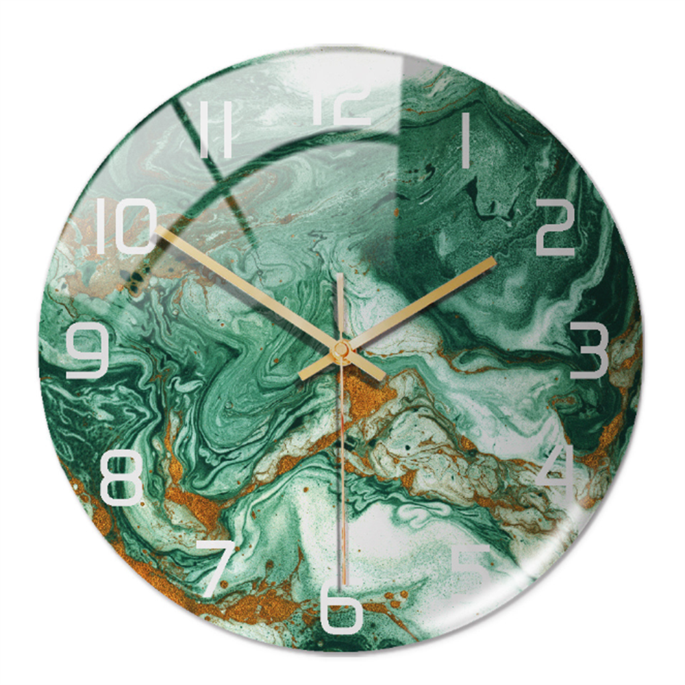 LuxuClock - Marmeren Textuur Wandklok