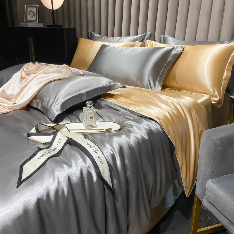 Luxe Zijden Set | Complete Zijden Beddengoed Set | SilkSoft