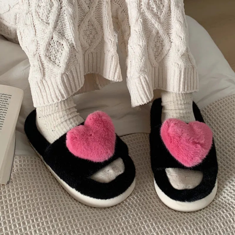 Hart pantoffels | Donzig en warm - Choe
