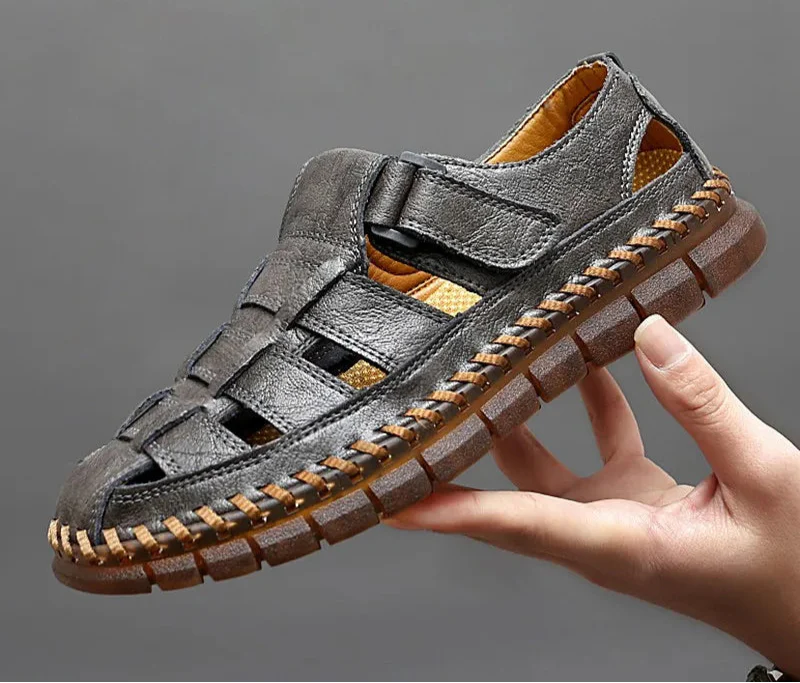 Zomersandalen voor Heren van Echt Leer | Ademend & Lichtgewicht - Laucelot