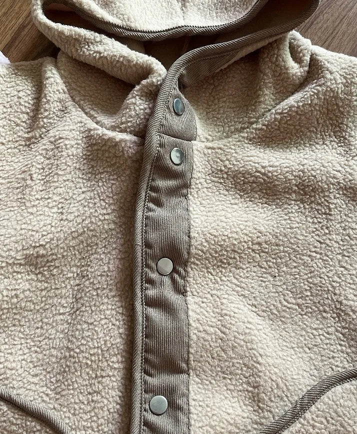 Dames Shearling Winterjas met Capuchon | Luxe Warmte en Stijlvolle Bescherming - Deyanna