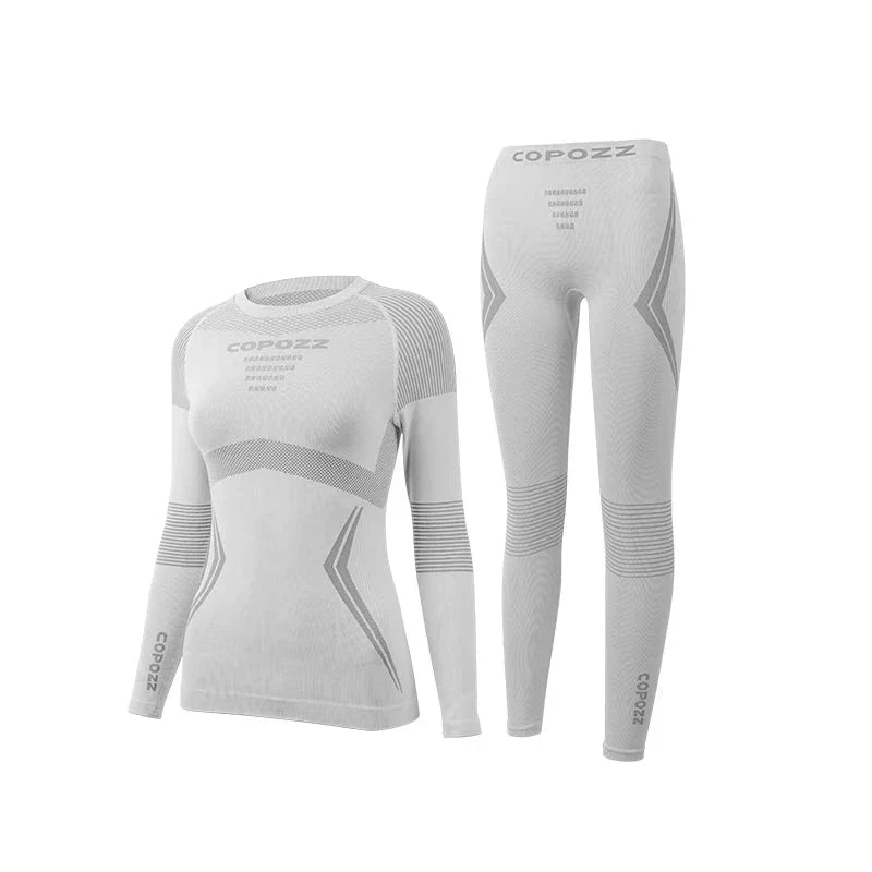 Sneldrogend Ski Thermo Ondergoed Set voor Mannen en Vrouwen | Warmte en Comfort - Mazwell