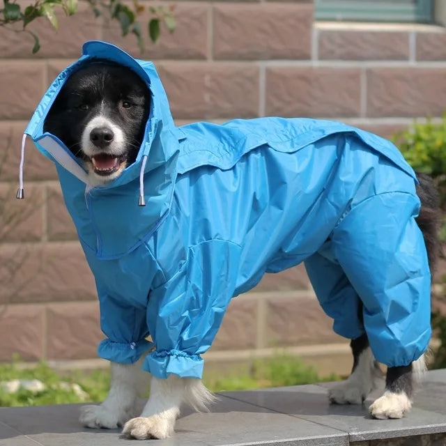 Herfst Waterdichte regenjas met capuchon voor honden -  Kane