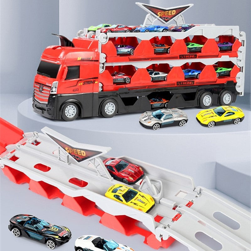 Opvouwbare Racewagen Met Raceauto's | Creatief speelgoed - RaceCar
