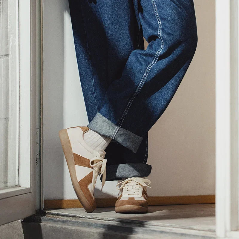 Vintage-Geïnspireerde Lage Top Trainers | Retro Sportschoenen voor Alledaagse Stijl - Thiro