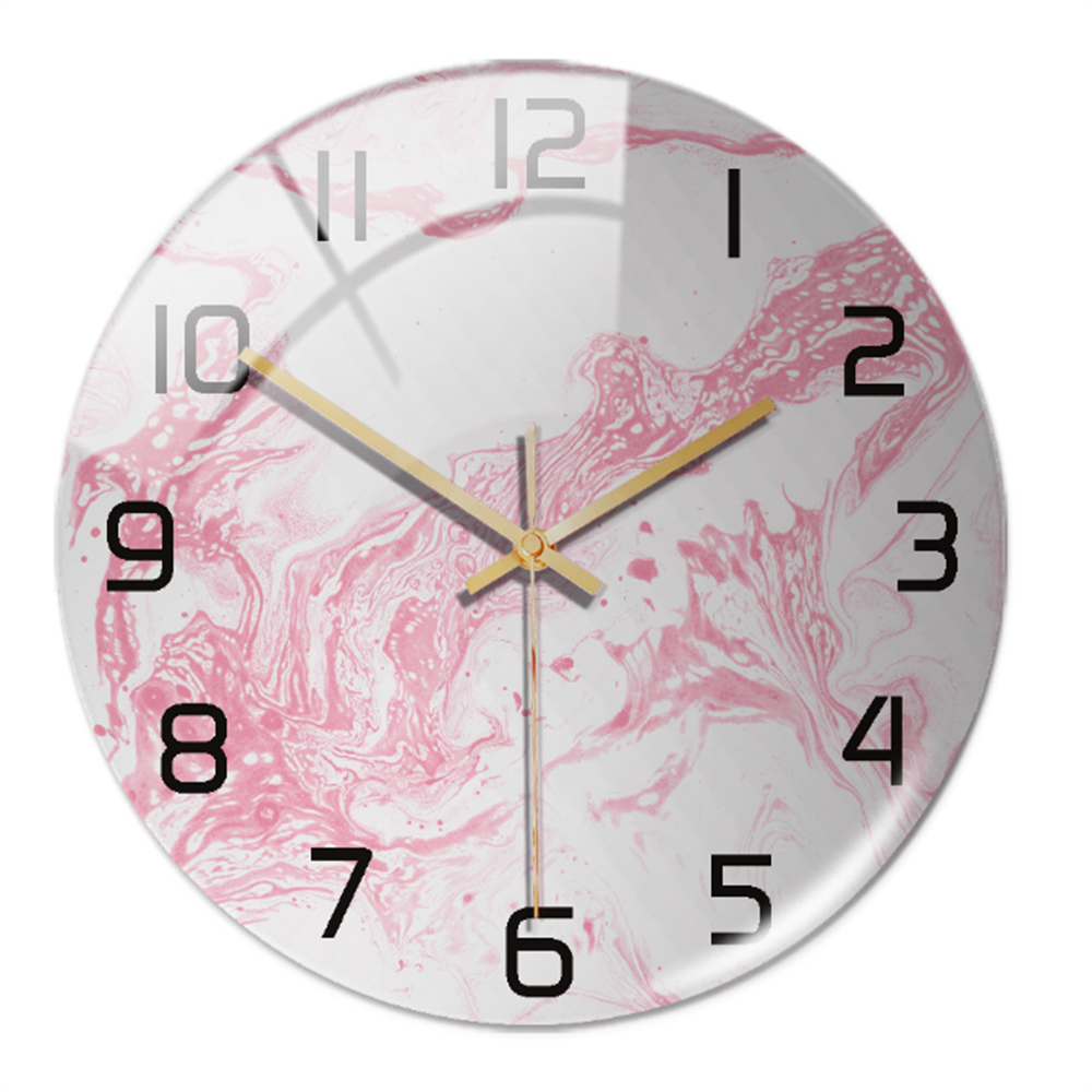 LuxuClock - Marmeren Textuur Wandklok
