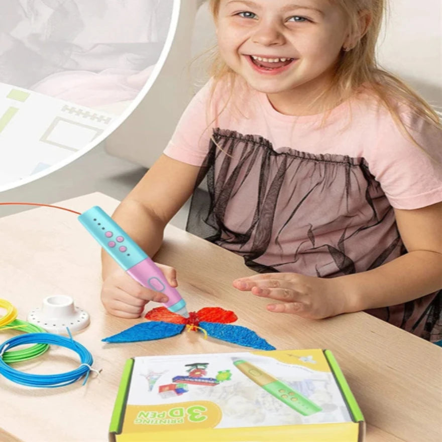 Creatieve 3D Pennenset voor Kinderen | Perfect Cadeau voor Verjaardagen & Kerstmis  - CadPen