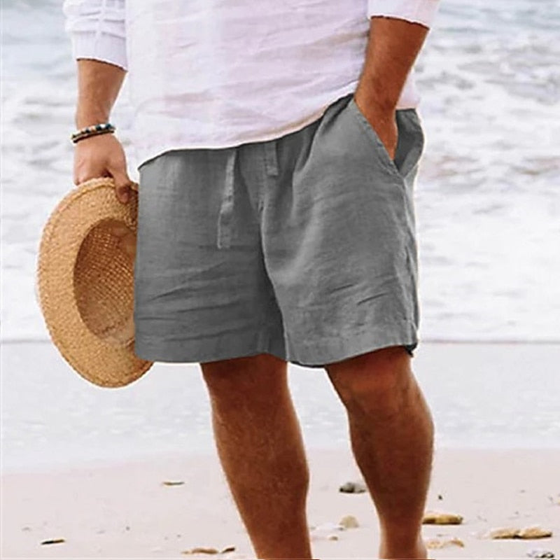 Gezellige linnen shorts voor heren | Moeiteloze stijl en comfort - Jaiko