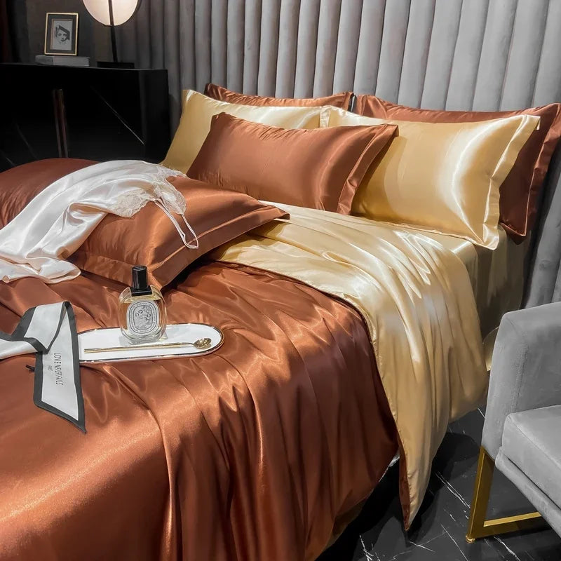 Luxe Zijden Set | Complete Zijden Beddengoed Set | SilkSoft