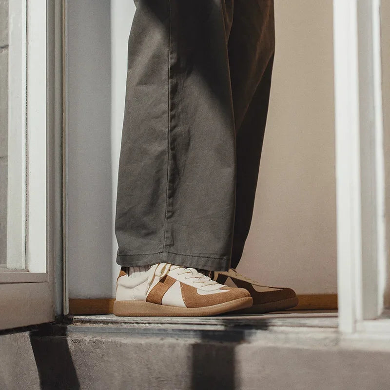 Vintage-Geïnspireerde Lage Top Trainers | Retro Sportschoenen voor Alledaagse Stijl - Thiro