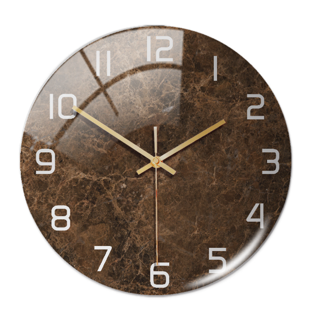 LuxuClock - Marmeren Textuur Wandklok