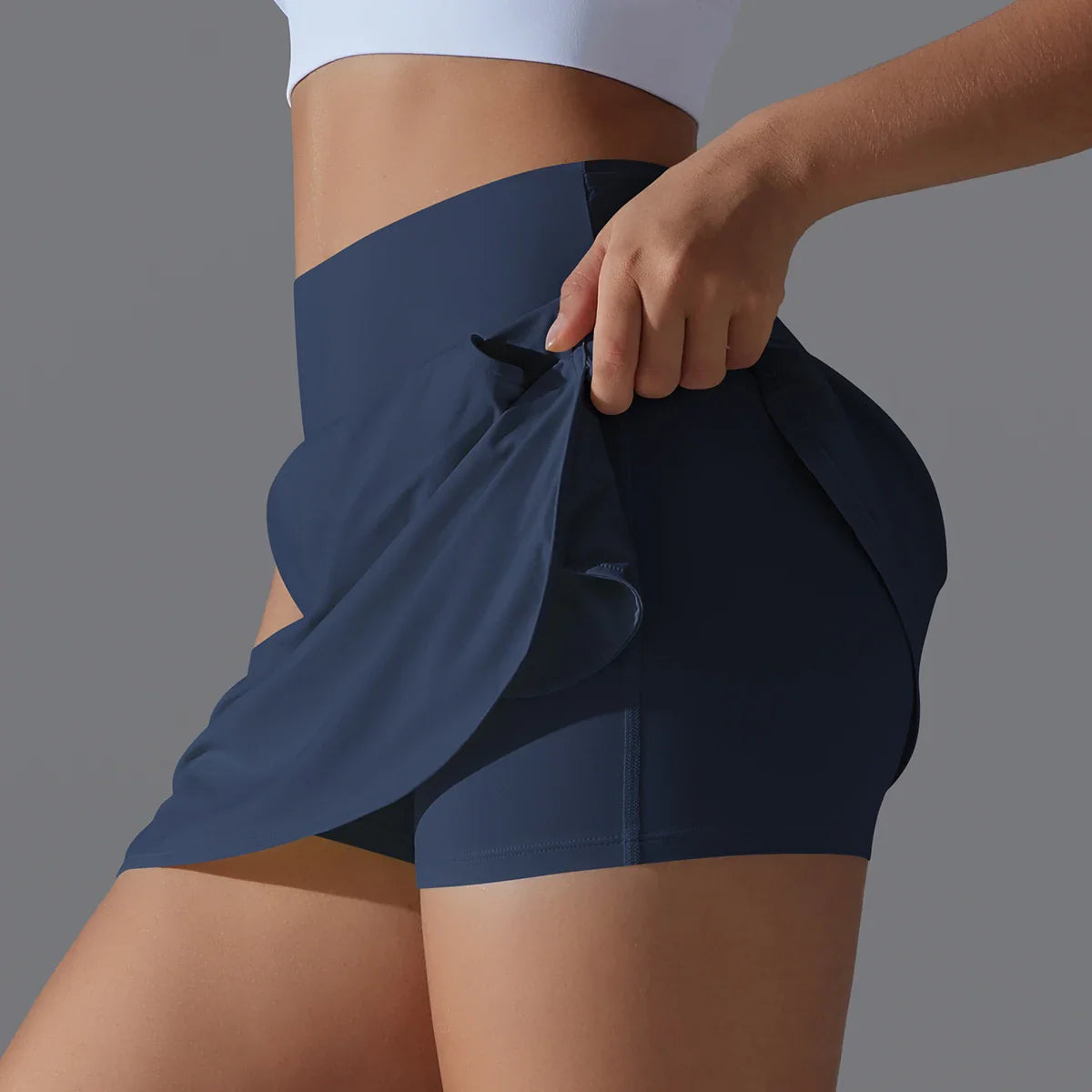 Ademende Hoge Taille Yoga Rok voor Dames | Perfect voor Tennis, Badminton & Fitness - Meckil