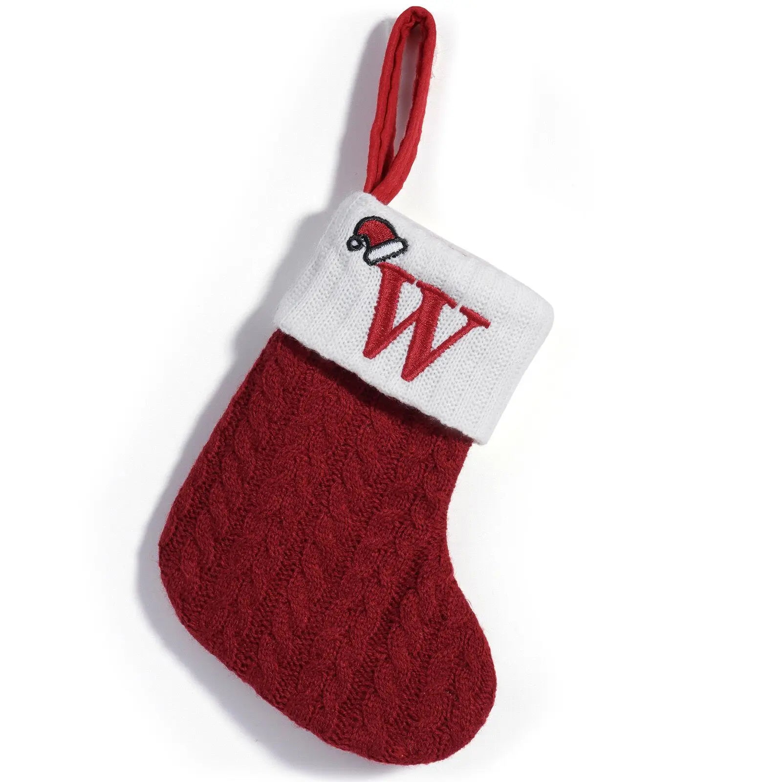 Ornamenten Kerstboom Alfabet | Gebreide Sokken Decor | Kerst decoratie - KnitSocks
