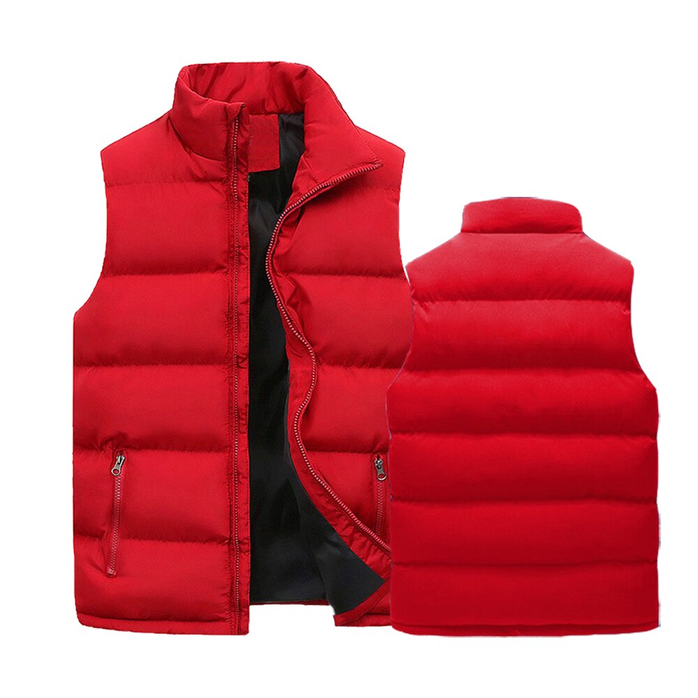 Herfst- en Winter Bodywarmer | Gevoerd met Staande Kraag en Ritssluiting - Jerron