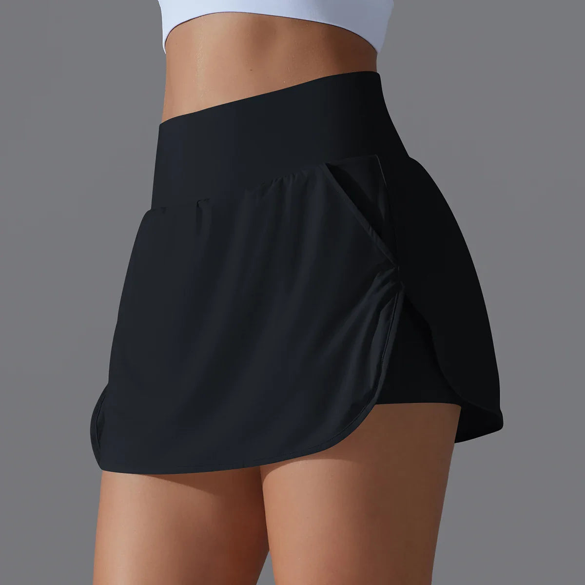 Ademende Hoge Taille Yoga Rok voor Dames | Perfect voor Tennis, Badminton & Fitness - Meckil