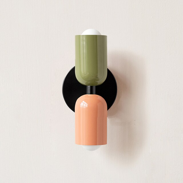 Creme LED wandlampen met dubbele kop - Rossel