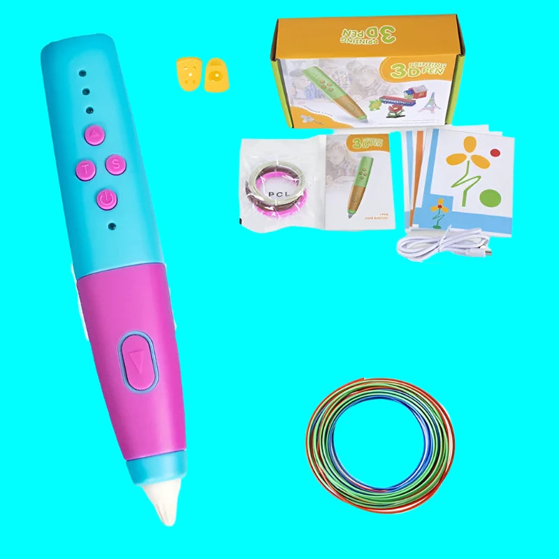 Creatieve 3D Pennenset voor Kinderen | Perfect Cadeau voor Verjaardagen & Kerstmis  - CadPen