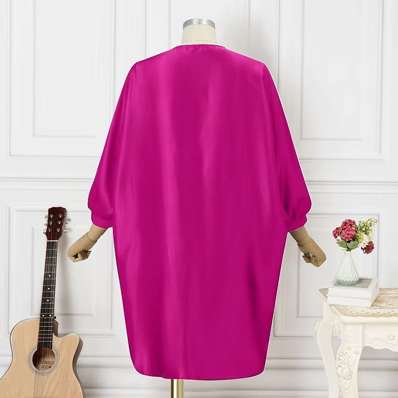 Bloemen Midi-Jurk | Boho-Jurk met 3/4 Vleermuismouwen voor Dames - Madise