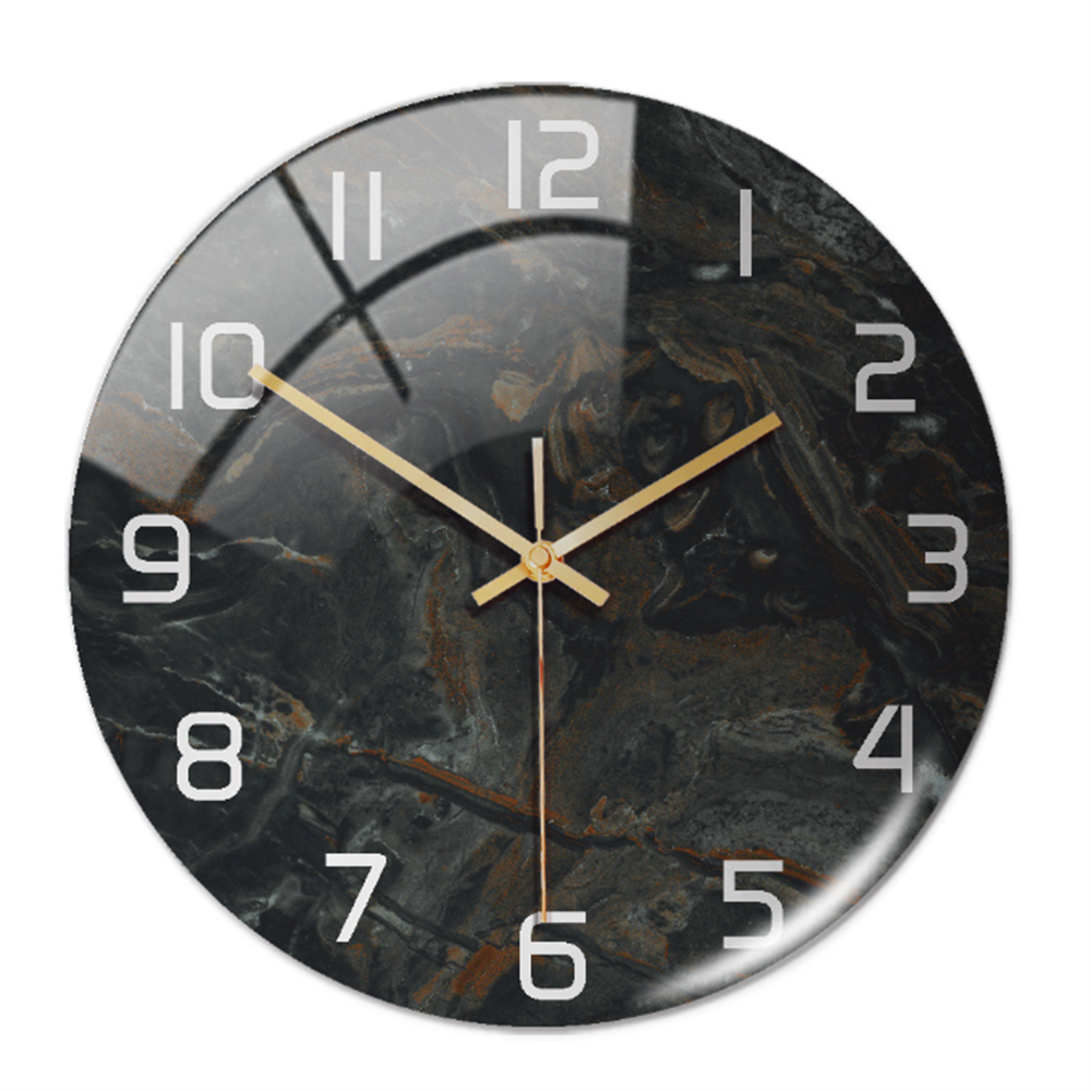 LuxuClock - Marmeren Textuur Wandklok