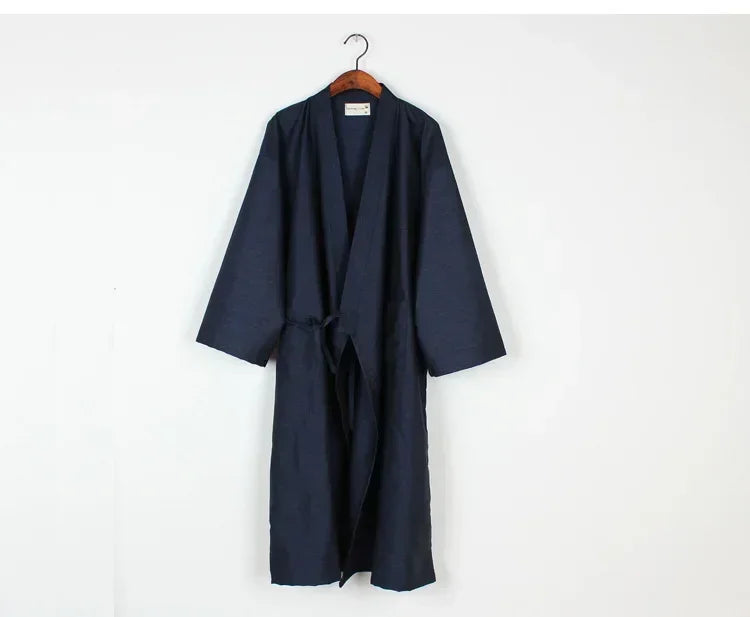 Pyjama Nachtjapon & Badjas voor Ultiem Comfort | Heren Katoenen Nachtkleding - Nelson