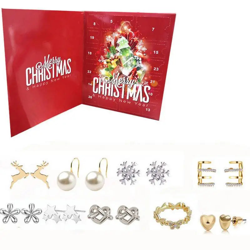 Kerst 2025 kinderen advent kalender | Aftellen tot kerst | Verrassingen met Sieraden Gift Box - Susan