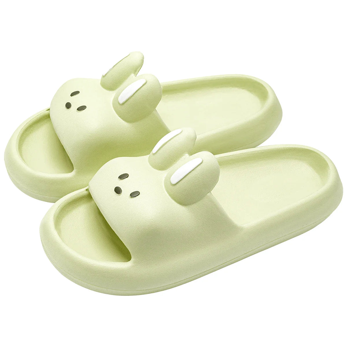 Uniseks Konijnen Gewatteerd Badslippers | Zacht & Pluizig Binnen Sandalen - Zoey