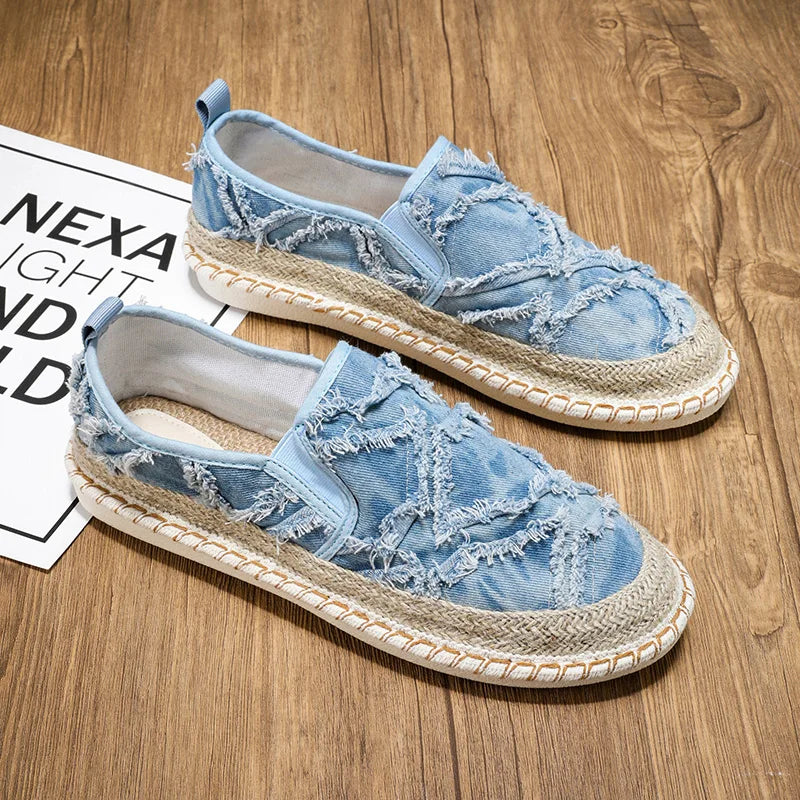 Heren Lichtgewicht Canvas Espadrilles | Ademende Slip-Ons voor een Stijlvolle Zomerlook - Dera