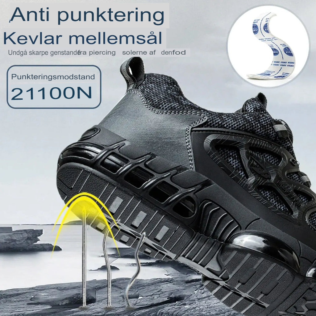 Werksneakers voor het hele seizoen | Anti-smash veiligheidsschoenen voor heren - Sheron