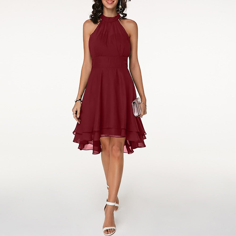 Para Stijlvolle Korte Jurk met Charmante Ruffles – Elegante & Speelse Look - Parah