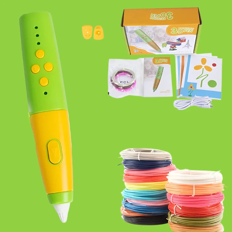 Creatieve 3D Pennenset voor Kinderen | Perfect Cadeau voor Verjaardagen & Kerstmis  - CadPen