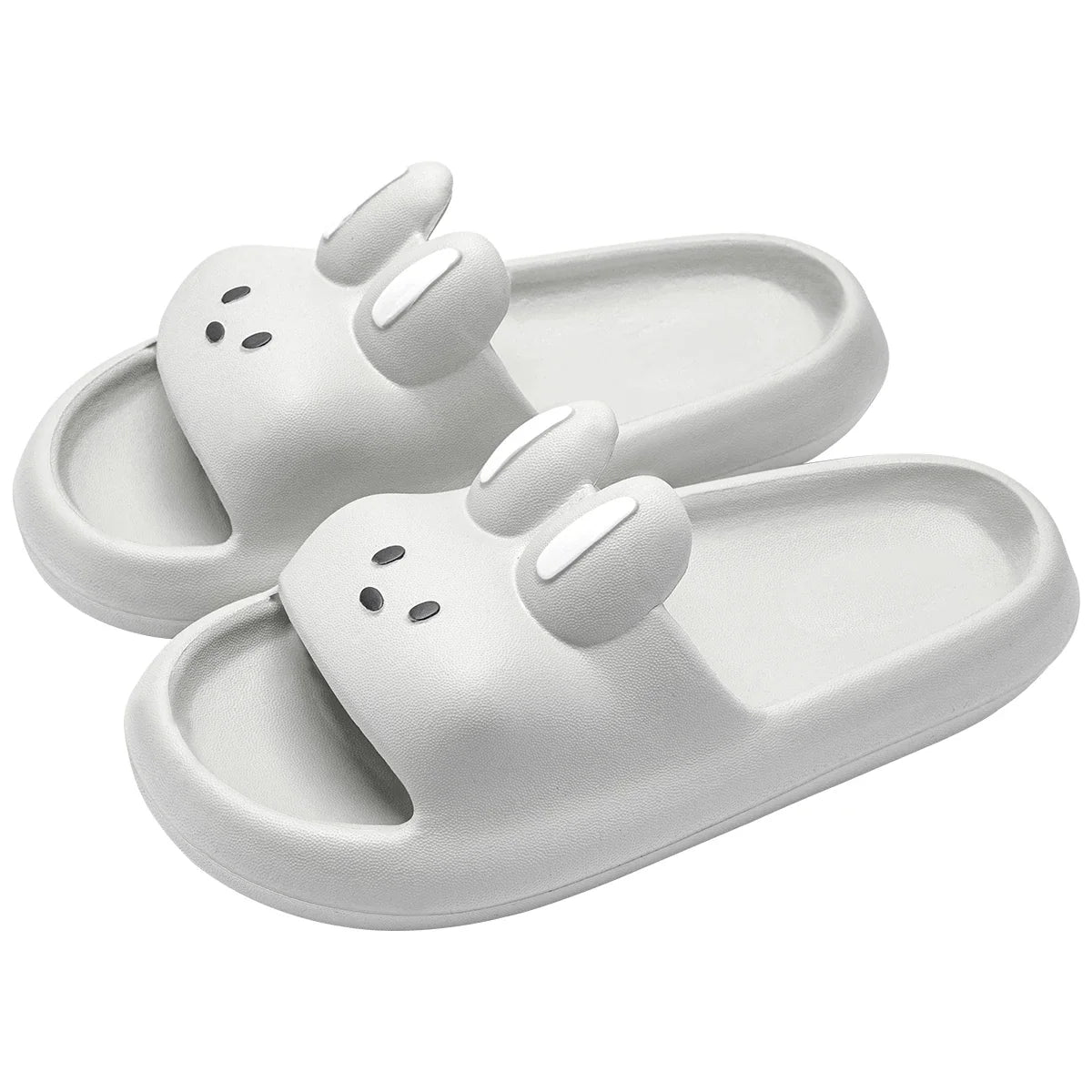 Uniseks Konijnen Gewatteerd Badslippers | Zacht & Pluizig Binnen Sandalen - Zoey