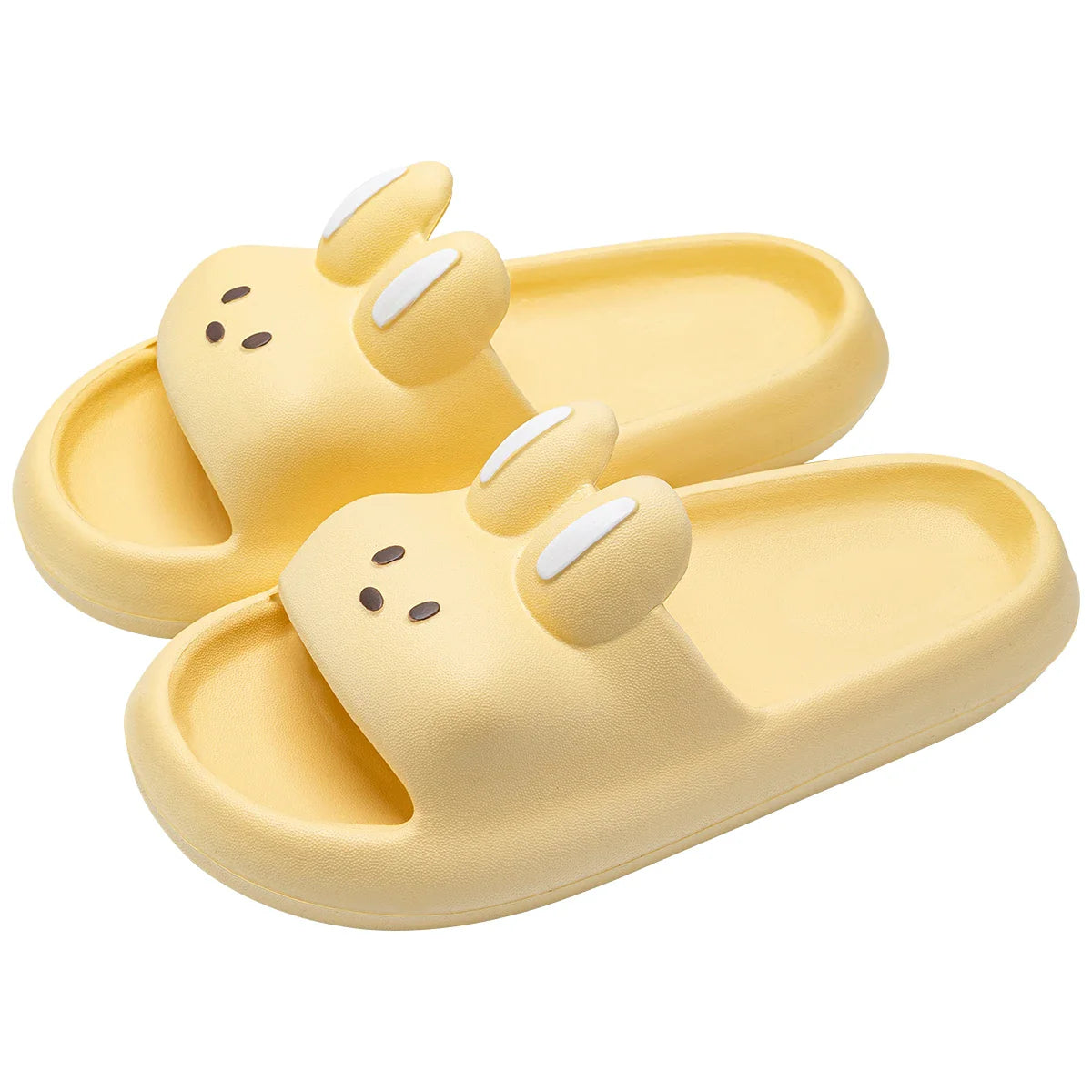 Uniseks Konijnen Gewatteerd Badslippers | Zacht & Pluizig Binnen Sandalen - Zoey