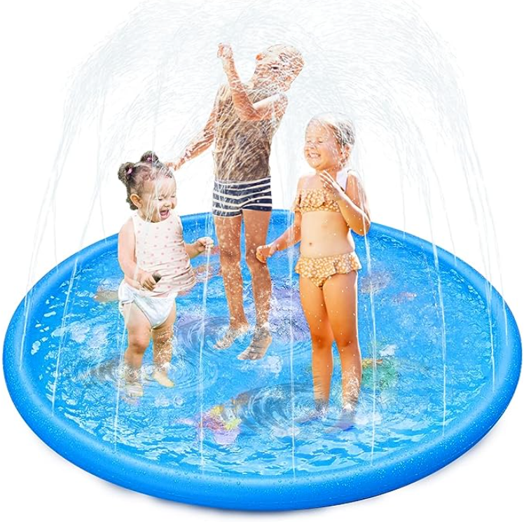Splashy I Sprinkler Spray speelmat met anti-slip strips