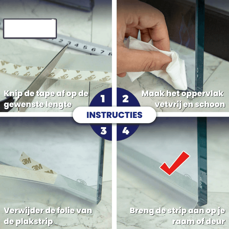 Tochtstrip Tape | Bespaar op een lagere energierekening - Drape