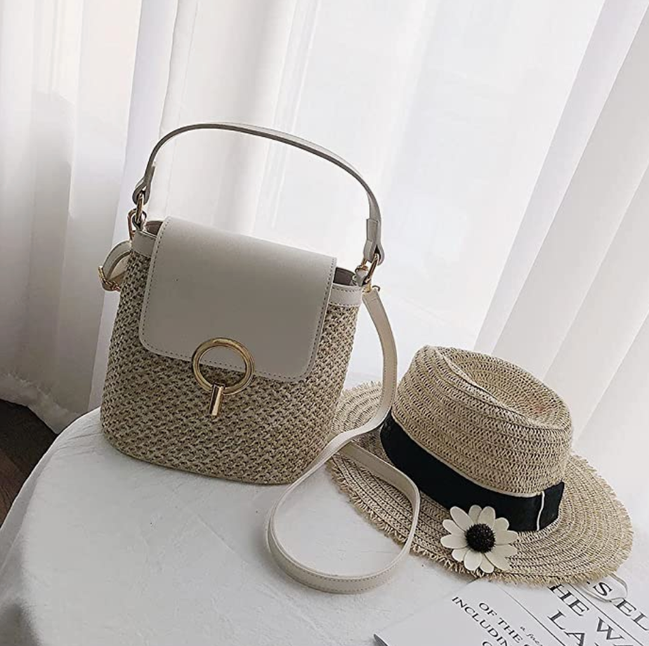 Myla - Handtas van stro, strandtas chic voor de zomer