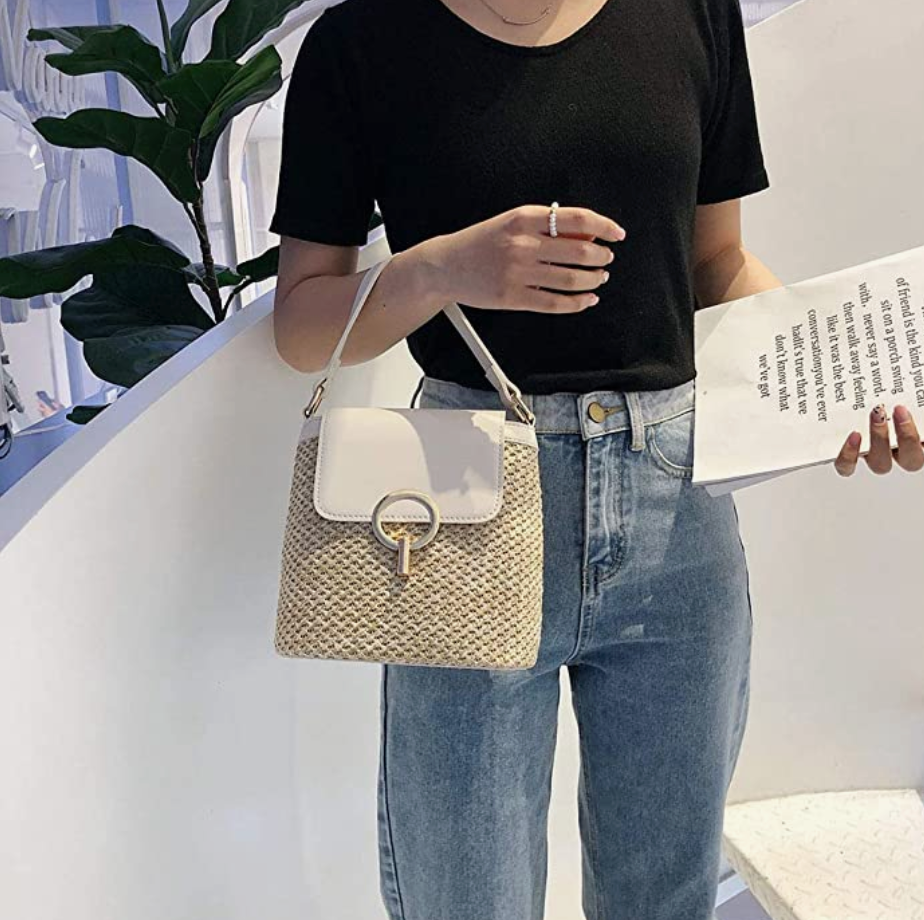 Myla - Handtas van stro, strandtas chic voor de zomer