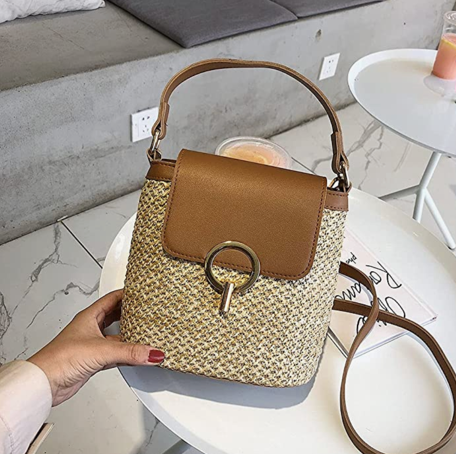 Myla - Handtas van stro, strandtas chic voor de zomer