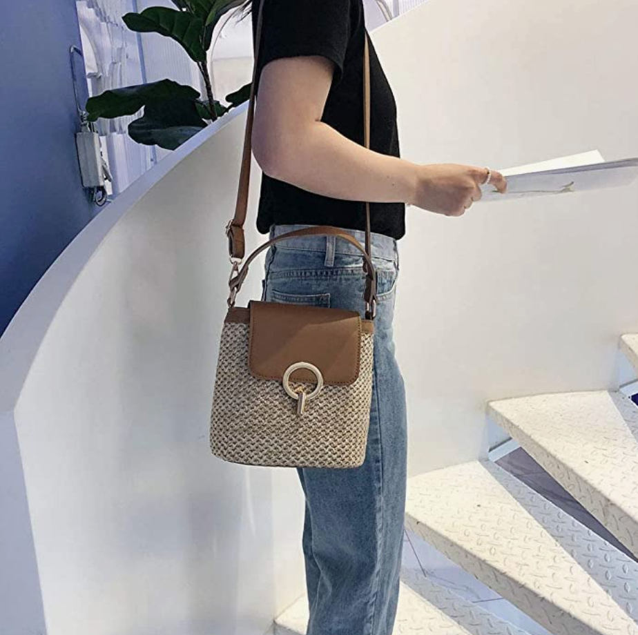 Myla - Handtas van stro, strandtas chic voor de zomer