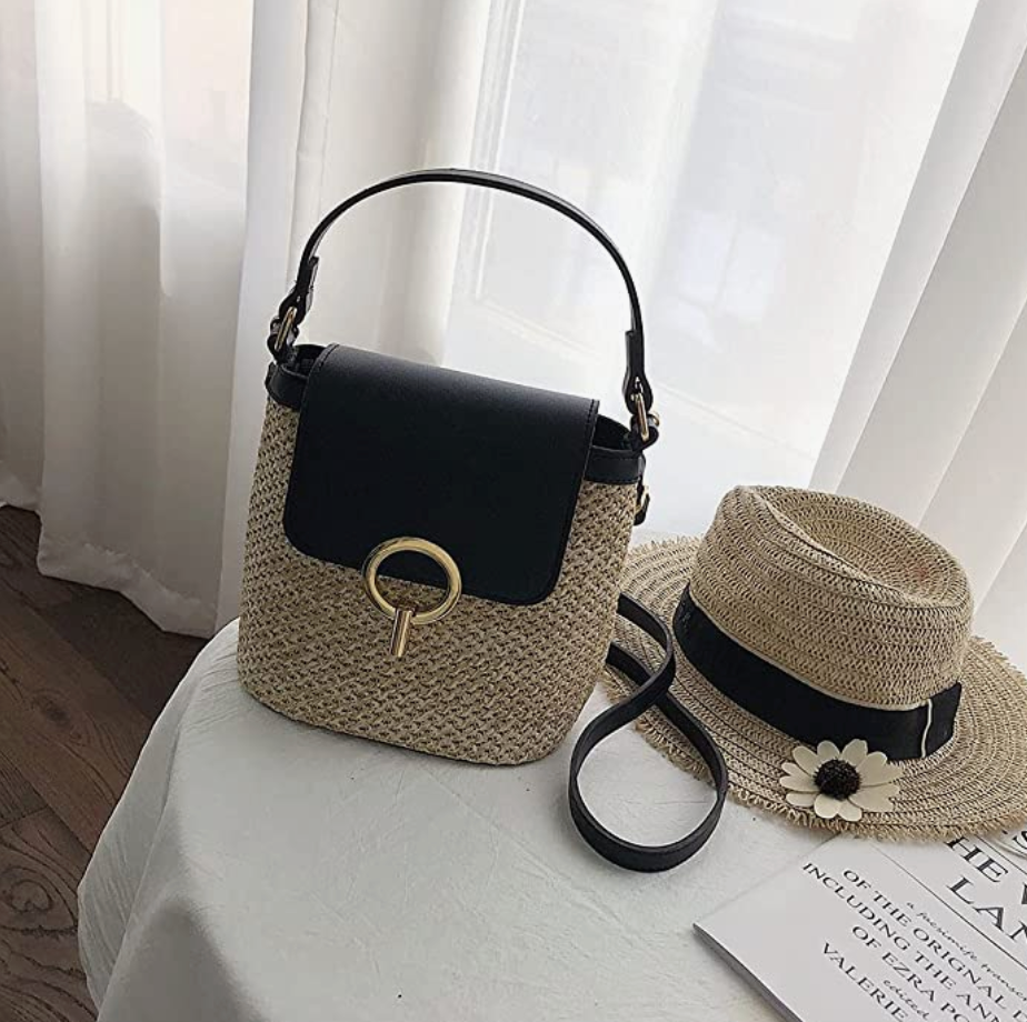 Myla - Handtas van stro, strandtas chic voor de zomer