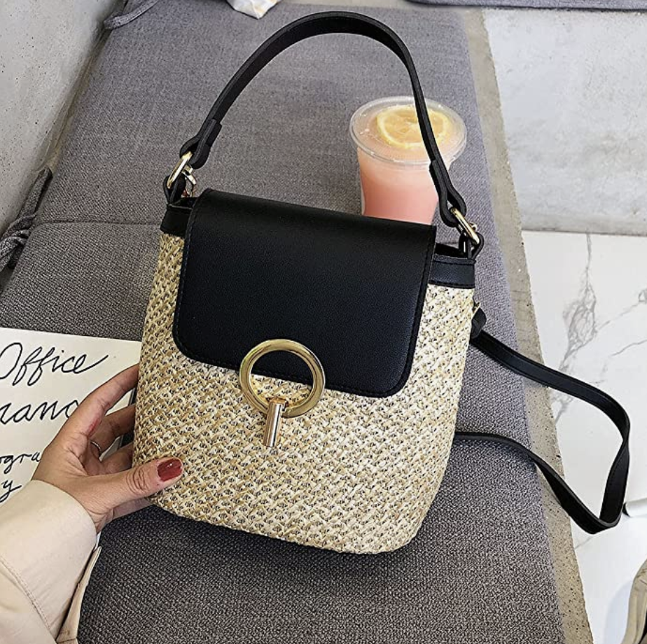 Myla - Handtas van stro, strandtas chic voor de zomer