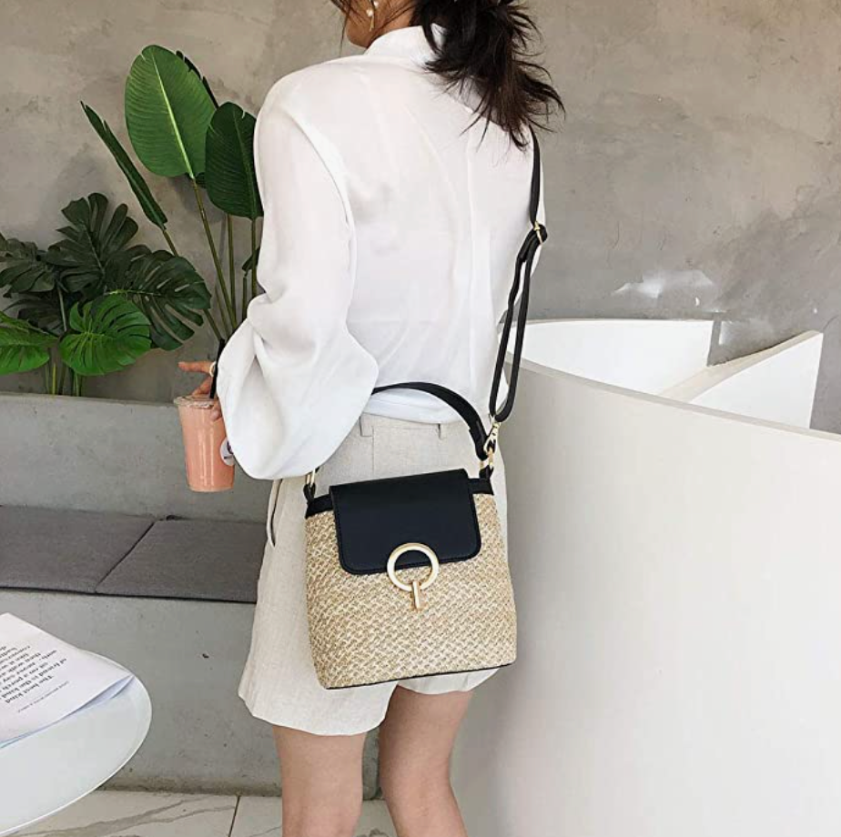 Myla - Handtas van stro, strandtas chic voor de zomer