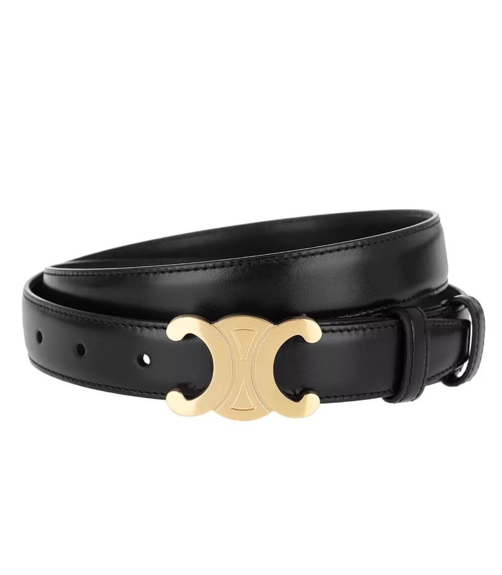 Elegante leren riem - tijdloze toevoeging aan je garderobe - Zamille