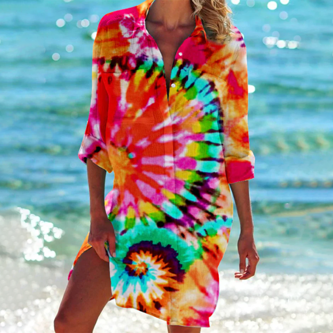 Boho Zomer Korte Jurk | Lichtgewicht, Flatterend en Perfect voor Casual Dagen - Neshdi