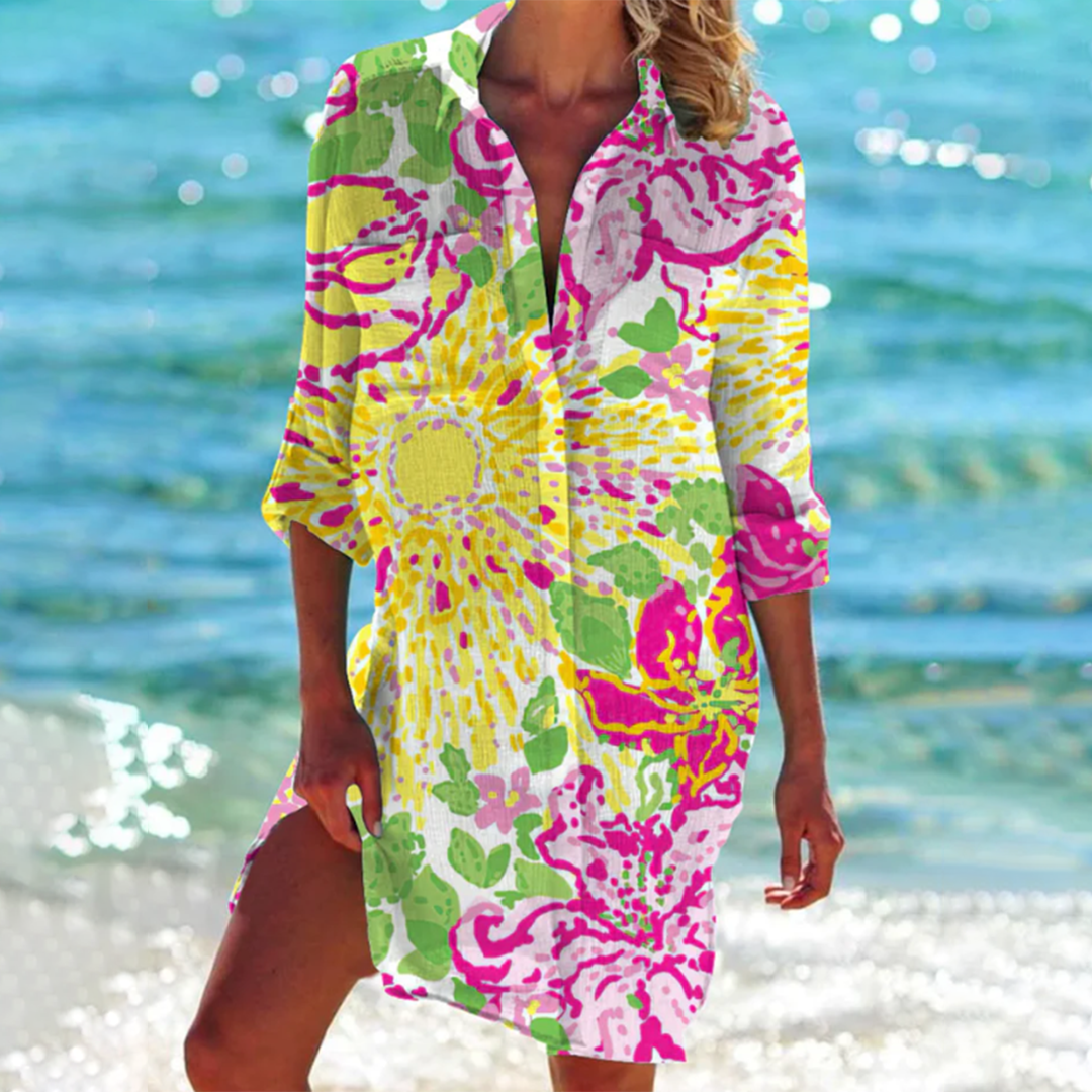 Boho Zomer Korte Jurk | Lichtgewicht, Flatterend en Perfect voor Casual Dagen - Neshdi