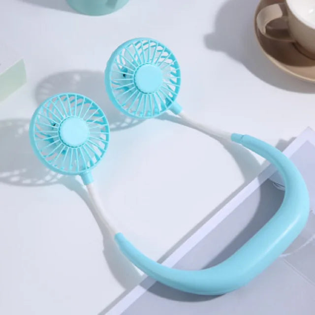 MiniAir | Draagbare USB dubbele mini nek ventilator