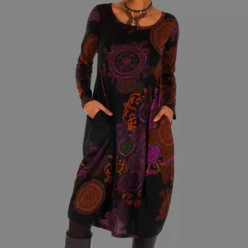 Vintage Boho Jurk | Moeiteloze Elegantie Ontmoet Boheemse Charme - Vancia