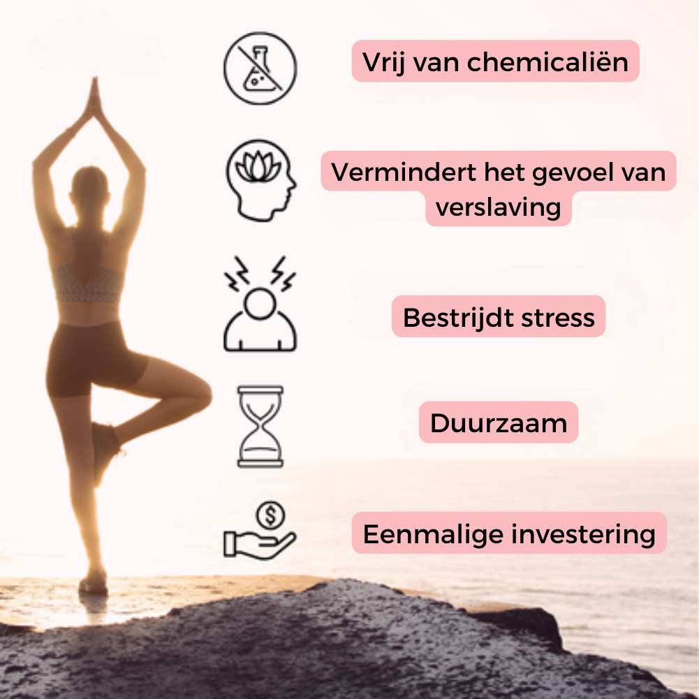 Mindful stick - Stop roken op en natuurlijke weg | Activeert neurotransmitters