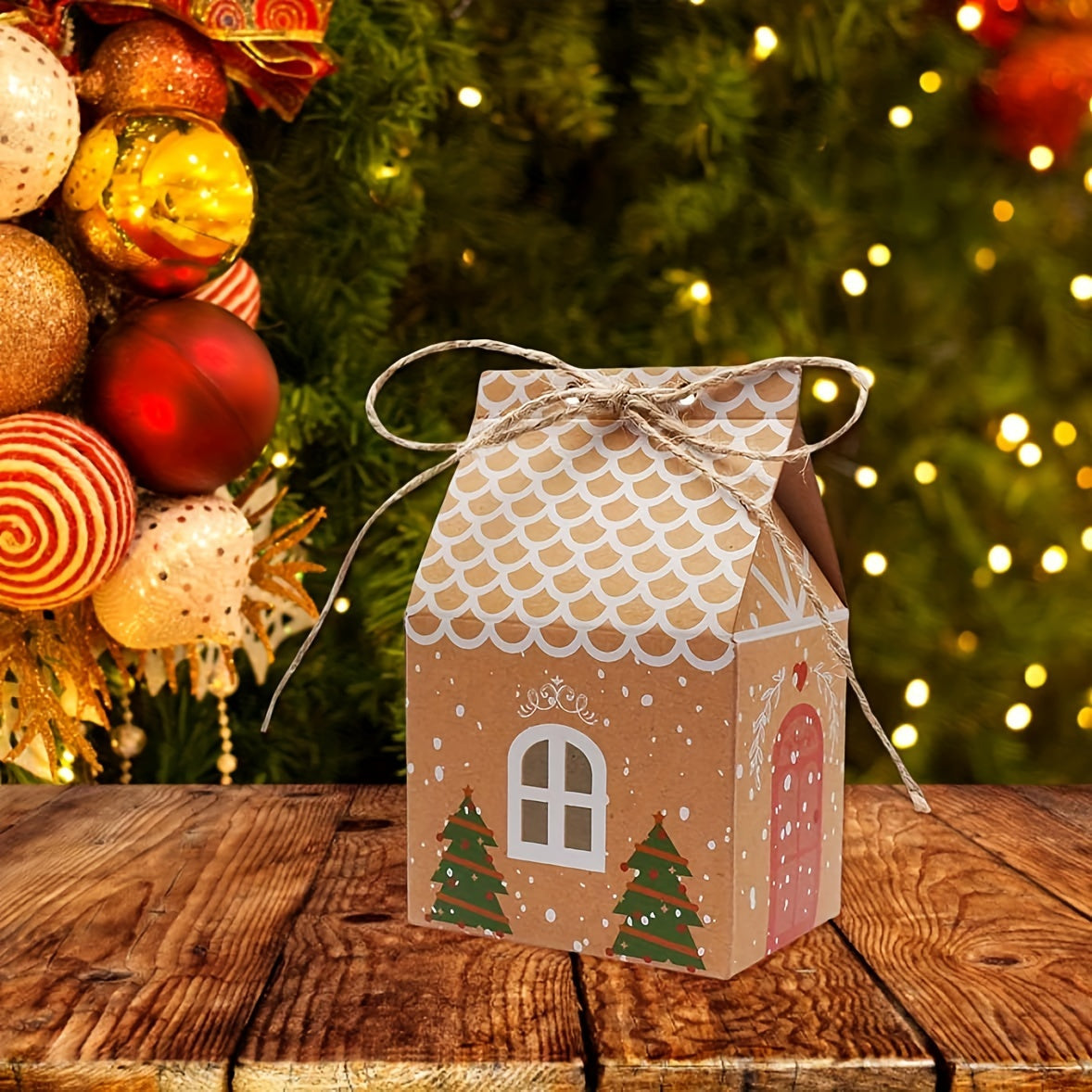 24-Delige Mini Kerstcadeaudozen en Feestdagdecoratie | Opbergdozen voor Snoep en Kleine Cadeaus - LidCany